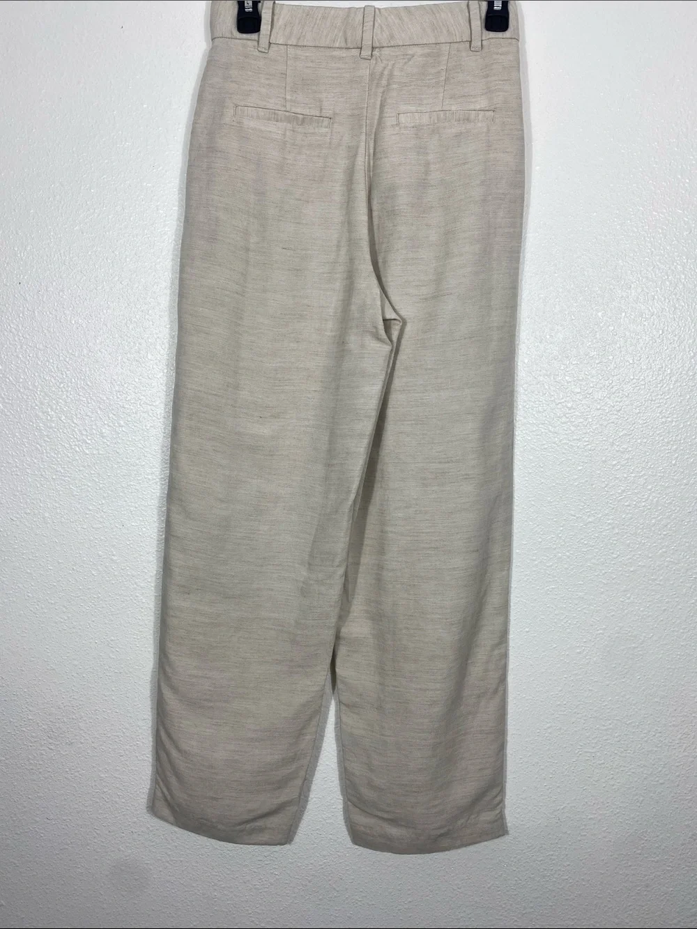 Wilfred Cropped High-Rise Wide-Leg Pants - Cream Size 2 Tencel Lyocell Linen